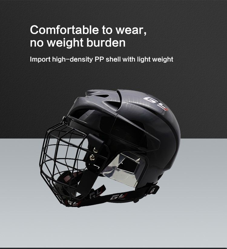 What does Hockey Player Helmet consist of?