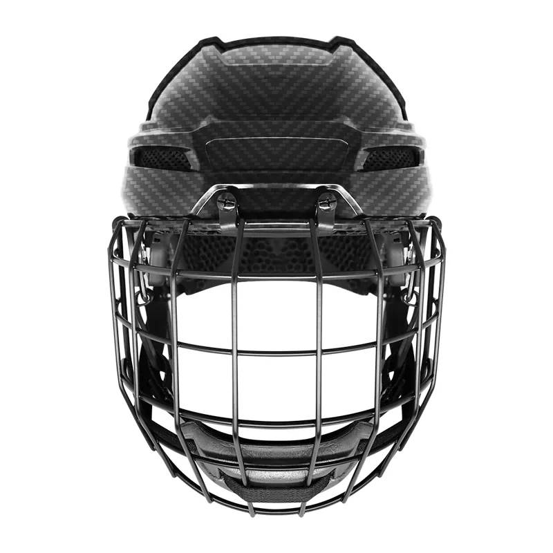 Carbon Fiber 3D Printed Liner Ice Hockey Helmet