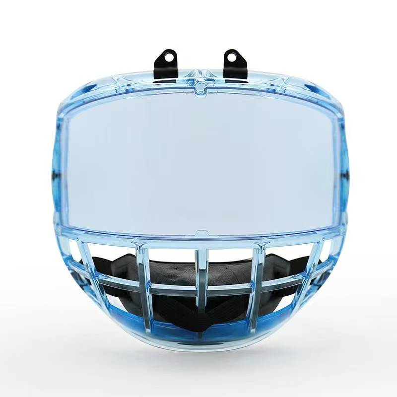 Premium Ice Blue Junior Ice Hockey Cage XS for Ice Hockey Helmets