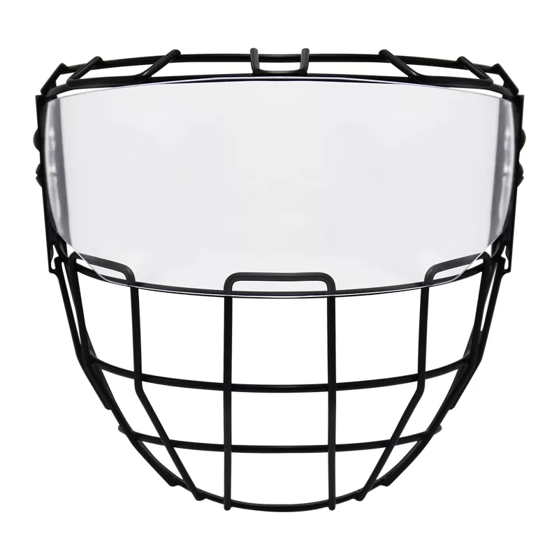 Senior Anti-fog Hybrid Ice Hockey Cage with Ice Hockey Visor Combo